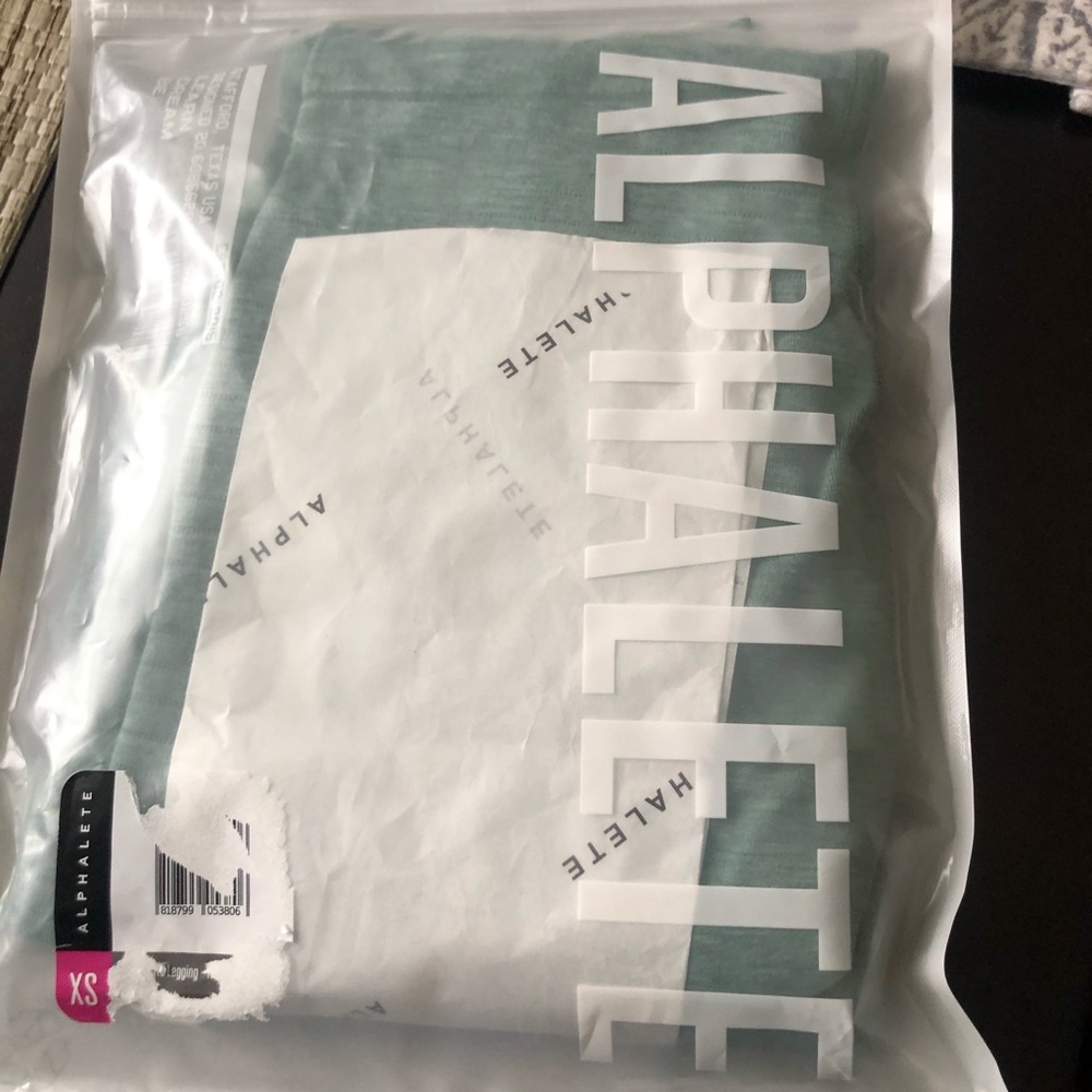 Jade Green Alphalete Revival Leggings